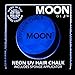 Moon Glow - Neon UV Hair Chalk 3.5g Blue – Glows brightly under UV Lighting!