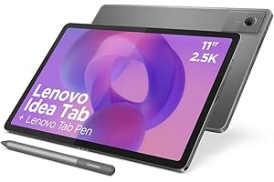 Lenovo Idea Tab – Tablet 11" 2.5K (MediaTek Dimensity 6300, 8 GB RAM, 128 GB UFS, 90 Hz, 4 Altavoces, Wi-Fi 5, Bluetooth 5.2, Android 15) Color Gris – Incluye Tab Pen