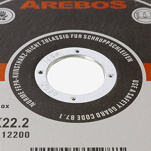 Trennscheiben Metall 125 x 1 x 22,23 mm Metall INOX Trennscheibe 100er Set - 3