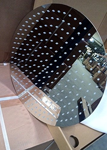 RIESEN DUSCHKOPF 30CM RUND MIT 156 DÜSEN Edelstahl Finish-poliert Regendusche Regenbrause Brausekopf Duschkopf Ultra Flach. - 2