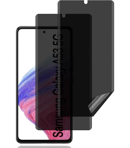 Privacy Pellicola Protettiva per Oppo A53/Oppo A53s [2 Pezzi], Privacy Vetro Temperato, Vetro Temperato Film Anti-Spy, Durezza 9H, Antigraffio, Anti-Spia Protezione Schermo per Oppo A53/Oppo A53s