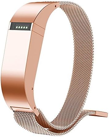 Watch Band for Fibit Flex Bands Replacement Stainless Steel Magnetic Closure Milanese Wristband Watch Straps for Fitbit Flex rosegold small