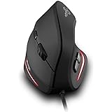 zelotes Mouse Verticale,Mouse Ergonomico 3200DPI,6 Pulsanti,USB Ottico Mouse con Filo, Mouse Wired per PC Notebook Computer P