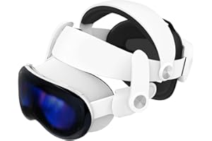 GEEKERA Head Strap Compatible with Vision Pro, Adjustable and Comfortable HeadStrap Replacement for Apple Vision Pro Headset, Reduce Head & Facial Stress VR Accessories