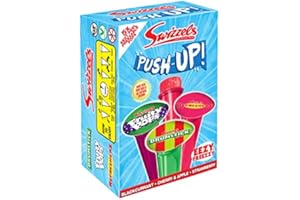 EEZY FREEZZY Swizzels Drumstick Fruity Pops Refreshers Push Up Pops 280ml (Pack of 5 x 56ml)