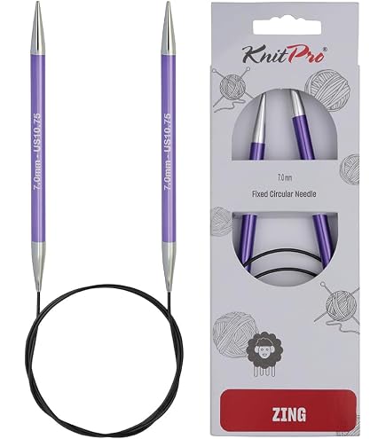 Ferri Lavorazione A Maglia Ferri Da Maglia Cubici KnitPro Nova - Ottone Lucido 60cm X 2,5mm Per Lavori A Maglia Ferro Circolare - 2