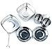 Produktbild Yeying123 Outdoor Topf Camping Edelstahl Kochgeschirr Klettern Picknick Schüssel Tragbare Grill Kombination Topf (6 Sätze)