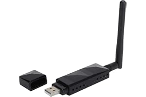 CCYLEZ Bezprzewodowa Karta Sieciowa USB WiFi, Bezprzewodowa Karta Sieciowa Komputera z Wymienną Anteną 2DBI, Chipset AR9271, Adapter Anteny WiFi, Obsługuje XP / 7/8/10, do Telewizora,