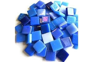 HOBBY ISLAND MOSAICS Craft Mosaic Tiles - 12mm - Opus Mix - Feeling Blue