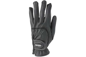 William Hunter Equestrian Toggi Hexham Glove (choose from colours black or white and sizes extra small - extra large)