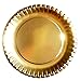 Produktbild autooptimierer.de Goldener Partyteller Stabile Pappteller Gold Rund 23cm Einmalteller Einwegteller Hochzeit Party Grillfest Geburtstag Teller Jubiläum