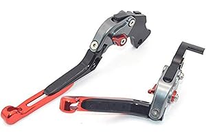 YANG HUA Leve per freno e frizione, pieghevoli e regolabili, lavorazione a CNC, per Honda CB599 / CB600 Hornet 1998-2006.