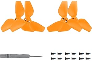 BeisDirect NEO Eliche di ricambio 2016S Elica leggera Drone Wing per DJI NEO Drone Accessori esclusivi viti e cacciaviti (2 paia, arancione)