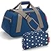 Produktbild reisenthel Exklusiv-Set: activitybag Sporttasche mx4059 Dark Blue Plus GRATIS makeupcase Kulturtasche ls4044 Spots Navy