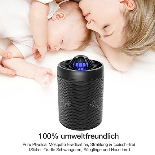 Oittm Elektrischen Moskito Killer Led Moskito Tötung ohne Strahlung Moskito Killer Lampe mit USB Schnittstelle ( Größe 110mm*110mm*150mm) - 6