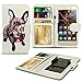 Price comparison product image N4U Online® - Dog Patterned Clip On Series PU Leather Wallet Book Case For Aldi Medion Life E5005 5"