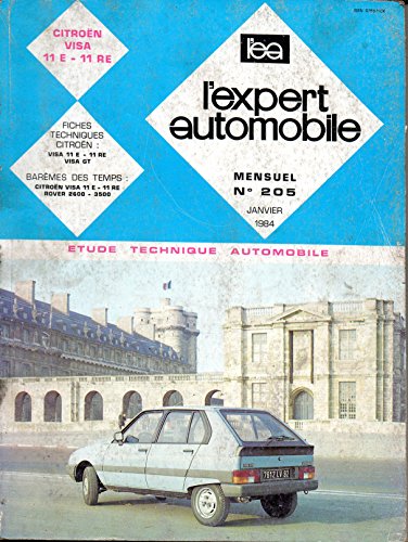 REVUE TECHNIQUE L'EXPERT AUTOMOBILE N° 205 CITROEN VISA 11 E ET 11 RE francais