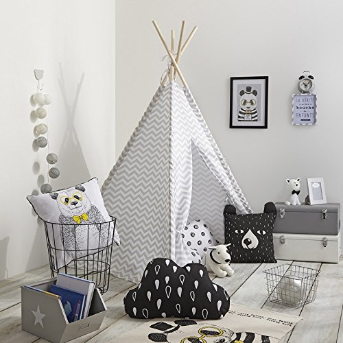 Paris Prix Tipi Déco Enfant 160cm Gris