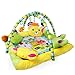 Produktbild Baby Spass - Babyspielmatte mit 4 glücklichen Kissen - Spielgymnastik | Weiches Kissen mit kräftigen Farben Verspielte Tierfreunde | Super Komfort | Aufgefüllt | Einfach anwenden