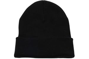 UNISOCK Ice cap Knitted Beanie Hat, Black, One Size