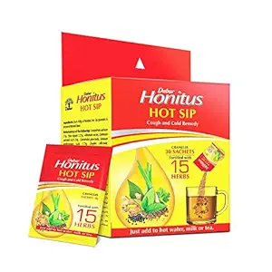 Dabur Honitus Hot Sip: 100% Ayurvedic Kadha | Provides Instant Relief from Cough and Cold (4gm*Pack of 30 Sachets)