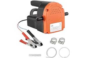 ANESTY Engine Oil Transfer Pump Extractor Pump,Upgraded 80W 12V Diesel Oil Pump Extractor with Suction Hoses ideal for Cars Boats Motorcycle Trucks,Extracting Engine Oil or Diesel Easily