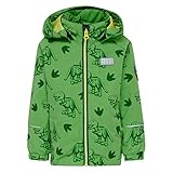 Übergangsjacke mit abnehmbarer Kapuze. Motivdruck LEGO duplo Dinosaurier.