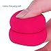 amoore Pack of 4 Makeup Sponge Makeup Applicator Latex-free Foundation Sponge Makeup Blender Set (RED)