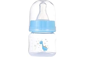 JOBERIO Baby Bottles - 50ml Reusable Baby Bottle | Breast Milk Small Baby Bottles | Baby Feeding Bottle | Bottles for Breastfeeding Babies | Portable Feeder for Babies, Milk, Juice, Water