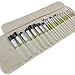 VALUE MAKERS 23pcs Makeup Brush Set - Bamboo Makeup Brushes - Professional Make Up Brushes - Makeup Brushes Kit - Make Up Brush Set - Face Powder, eyeliner, Foundation, Blusher, Concealer, Lip Make Up Brushes + Make Up Brushes Pouch