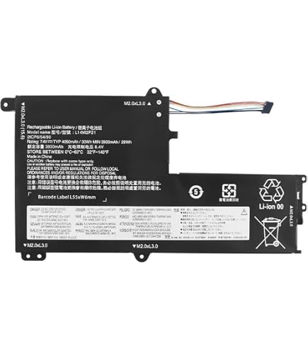 Batteria Sostitutiva Per Lenovo IdeaPad 330S – L14M2P21 30Wh 7.4V Ioni Di Litio, Compatibile Con 330S-14AST, 15IKB E Serie GTX1050