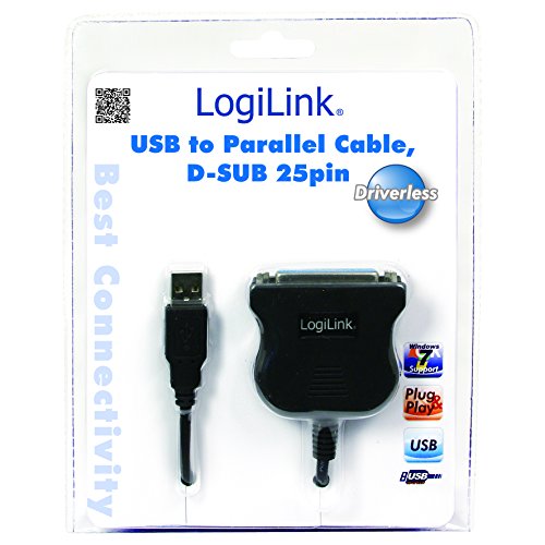 LogiLink USB 2.0 Parallel D-SUB Adapter schwarz - 2