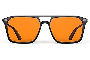 Goiteia Lunettes bloquant la lumière bleue - Lunettes de jeu pour un meilleur sommeil/fatigue oculaire/sensibilité à la lumière