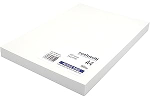 Rothmill A4 White Card Stock, 170gsm Weight and 230 Micron Thickness, Ideal for Arts and Craft, Office and Stationery Use - 100 Sheets
