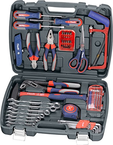 kwb Werkzeugkoffer 370730 (65-teiliger Inhalt, ideal für den ambitionierten Hausgebrauch, im praktischen Kunststoffkoffer) - 4
