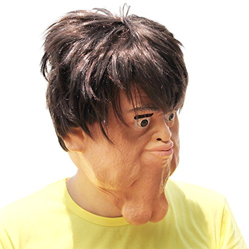 PartyCostume Deluxe Neuheit-Halloween-Kostüm-Party-Latex-menschliche Hauptmaske Masken - 2