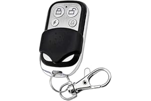 WALLMALL TELECOMANDO UNIVERSALE SUPPLEMENTARE ALLARME ANTIFURTO CASA WIRELESS GSM 433,92 MHZ A 4 TASTI ARMO DISARMO PERIMETRALE SOS BATTERIA INCLUSA