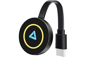 QIDUHUQI Wireless HDMI Display Adapter, Miracast Dongle WiFi HDMI Adapter Connector Screen Mirroring Device for i-OS/i-Phone/Android/Monitor/Projector, Support Miracast/DLNA/Airplay-1