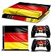 Produktbild Morbuy PS4 Skin Design Folie Aufkleber Sticker schützende Haut Schale für Sony Playstation 4 Konsole und 2 Dualshock Controller Skins (Deutschland)