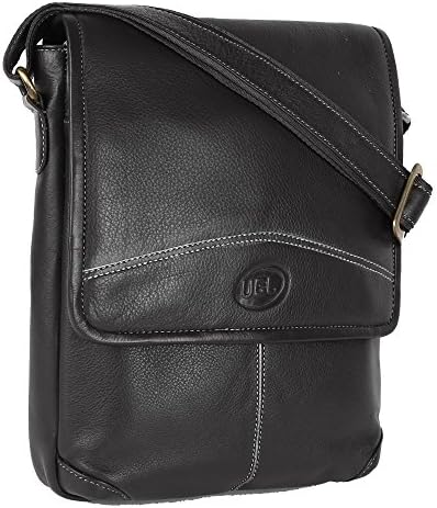 Premium Genuine Leather Cross Side Bag Soft, Comfortable & Stylish - Black