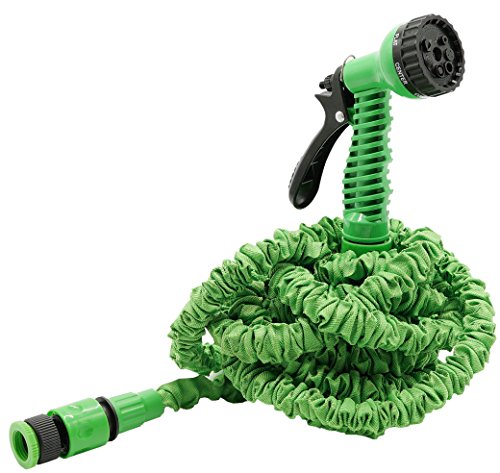 Herzo Expert 50 Feet / 15m Flexibler Gartenschlauch Wasserschlauch dehnbar Multifunktions Sprühkopf - 3