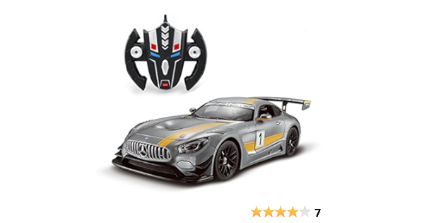 Rastar 74820 Mercedes Benz Amg Gt3 Transformable Radio Control Car Robot Assorted Color Amazon Co Uk Toys Games