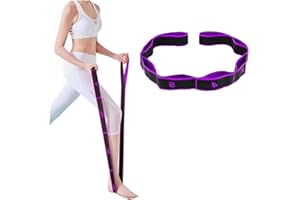 BDEPSTR Elastico Fasce di Resistenza, Yoga Stretching Band, Bande Fitness per Stretching, Yoga, Pilates, Fitness, Allenamento, Danza