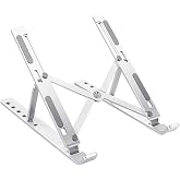 Katlanabilir Al&uuml;minyum Laptop Standı, Ultra Hafif Ergonomik Notebook ve Tablet Y&uuml;kseltici (MacBook Uyumlu)