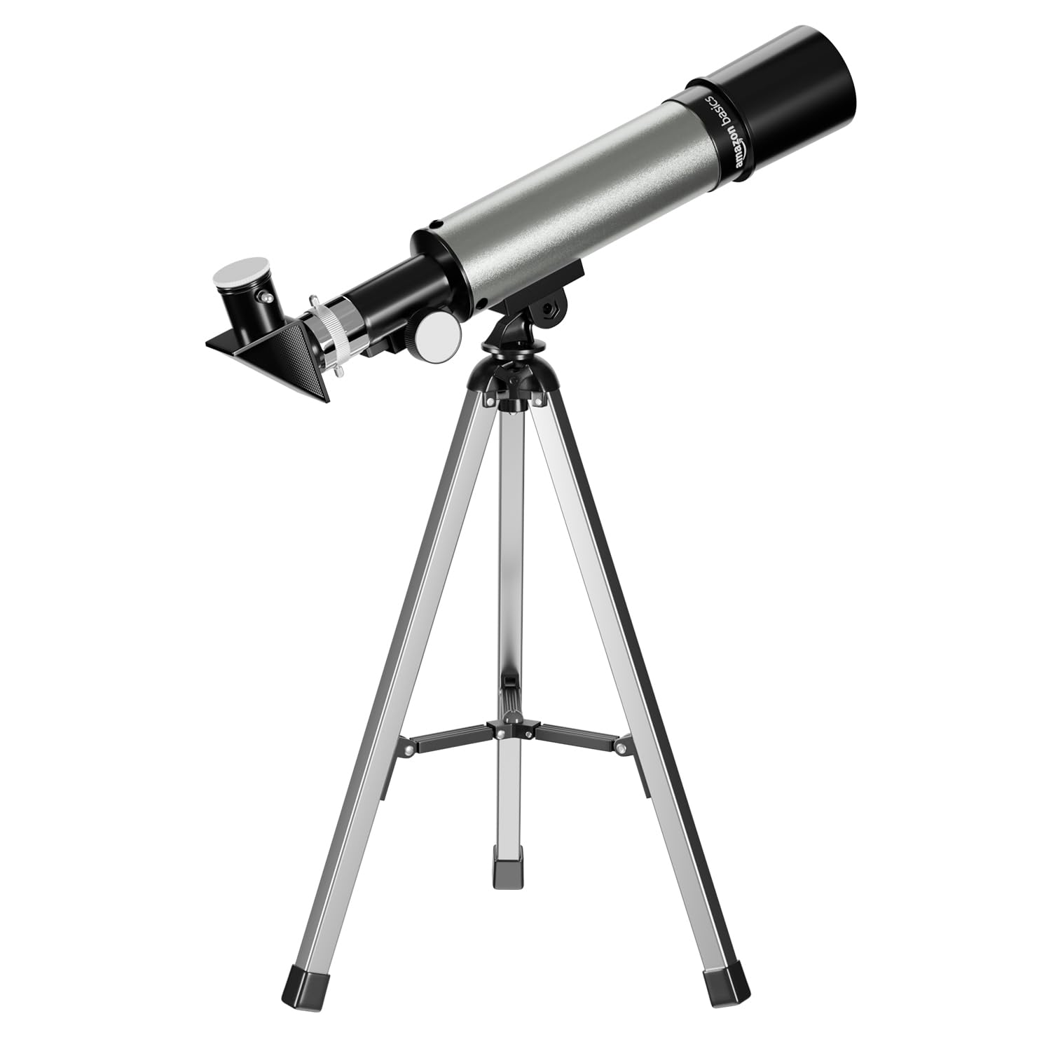 Amazon Basics TS-90X Zoom HD Astronomical Telescope with Tripod | Perfect Kids Gift for Moon, Planets Comprehensive 360° Viewing, Optics, Simple Assembly