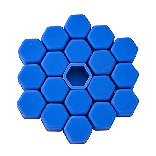 Zantec 20 Pcs/Set Silicone Car Wheel Nuts Bolts Cover Dust Protective Tyre Valve Screw Cap Cover