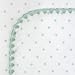 SwaddleDesigns Ultimate Swaddle Blanket, Premium Cotton Flannel, SeaCrystal Polka Dots