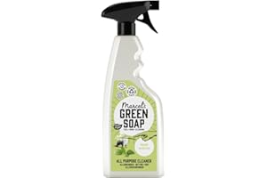 Marcel's Green Soap - Uniwersalny spray bazylia i wetiweria - spray czyszczący - przyjazny dla środowiska - wegański - 99% biodegradowalny - 500 ml