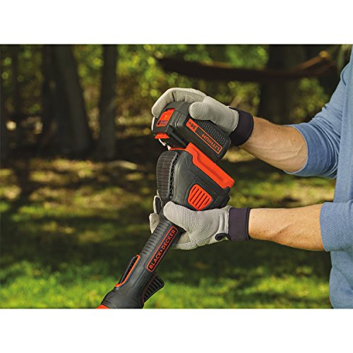 Black+Decker 36V Li-Ion Akku-Rasentrimmer Motorsense Rasenkantenschneider mit AFS Reflex, Akku und Ladegerät, 33cm Schnittbreite, STB3620L, schwarz orange - 8