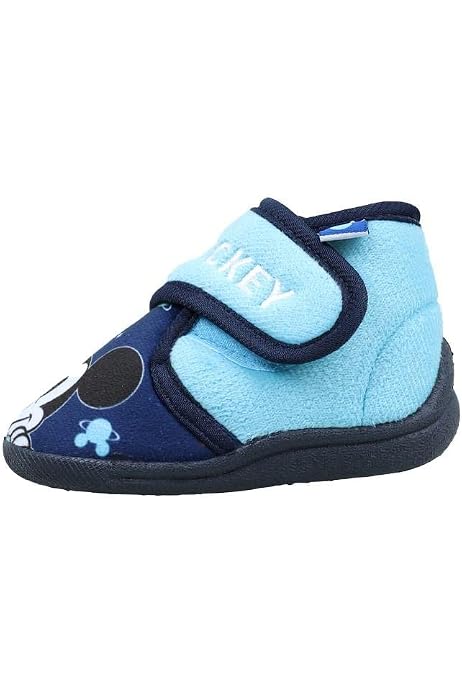 Zapatillas De Casa Para Niño - Diseño Mickey Mouse - Interior De Algodón Y Suela Antideslizante - Talla 26 EU